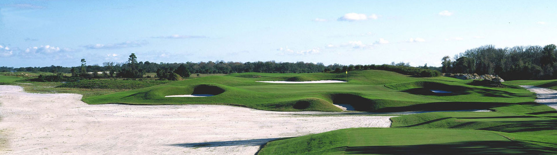 Image of golf ball on tee on grass.